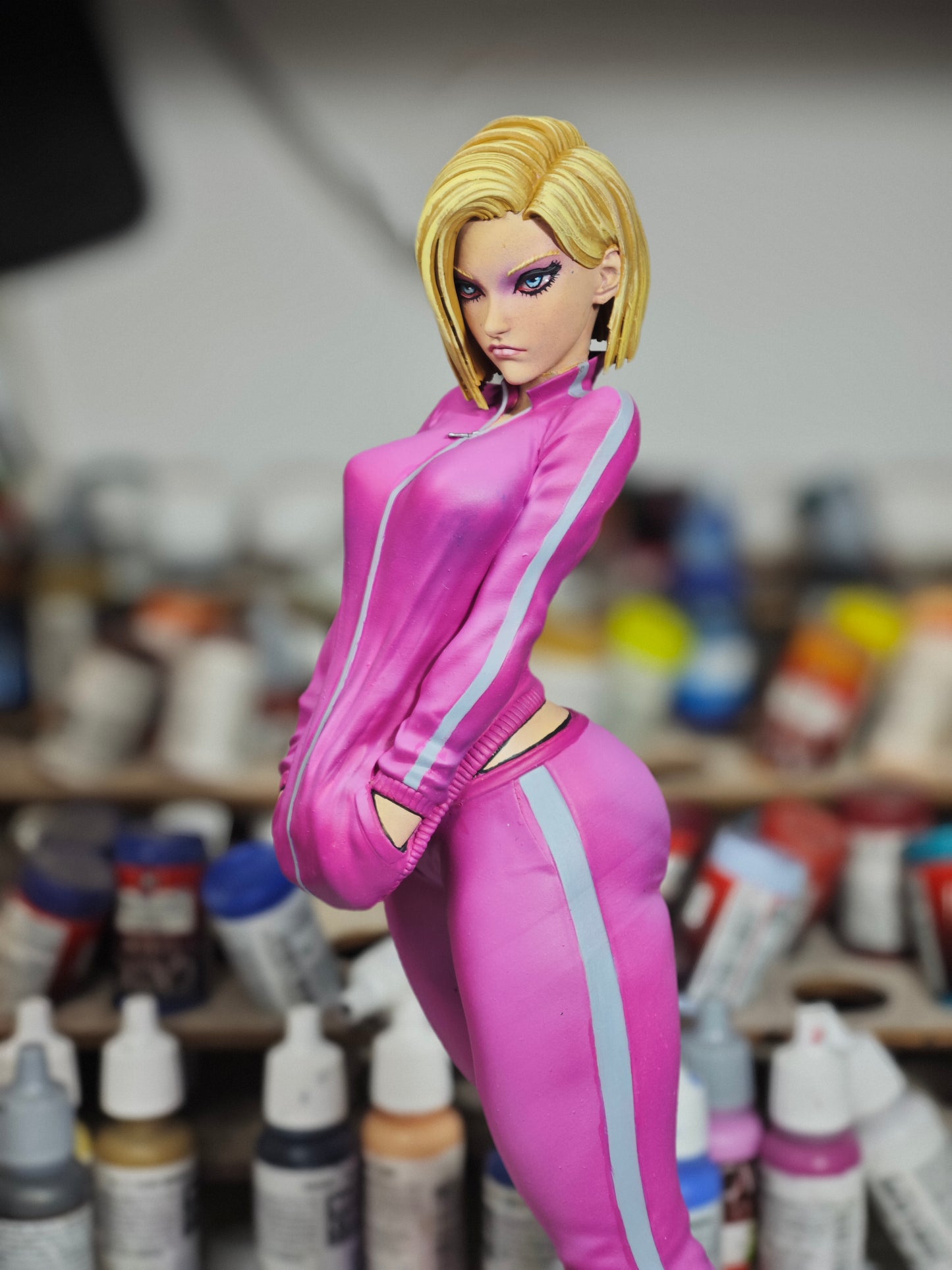 Figura Número 18 Dragon Ball Z realista