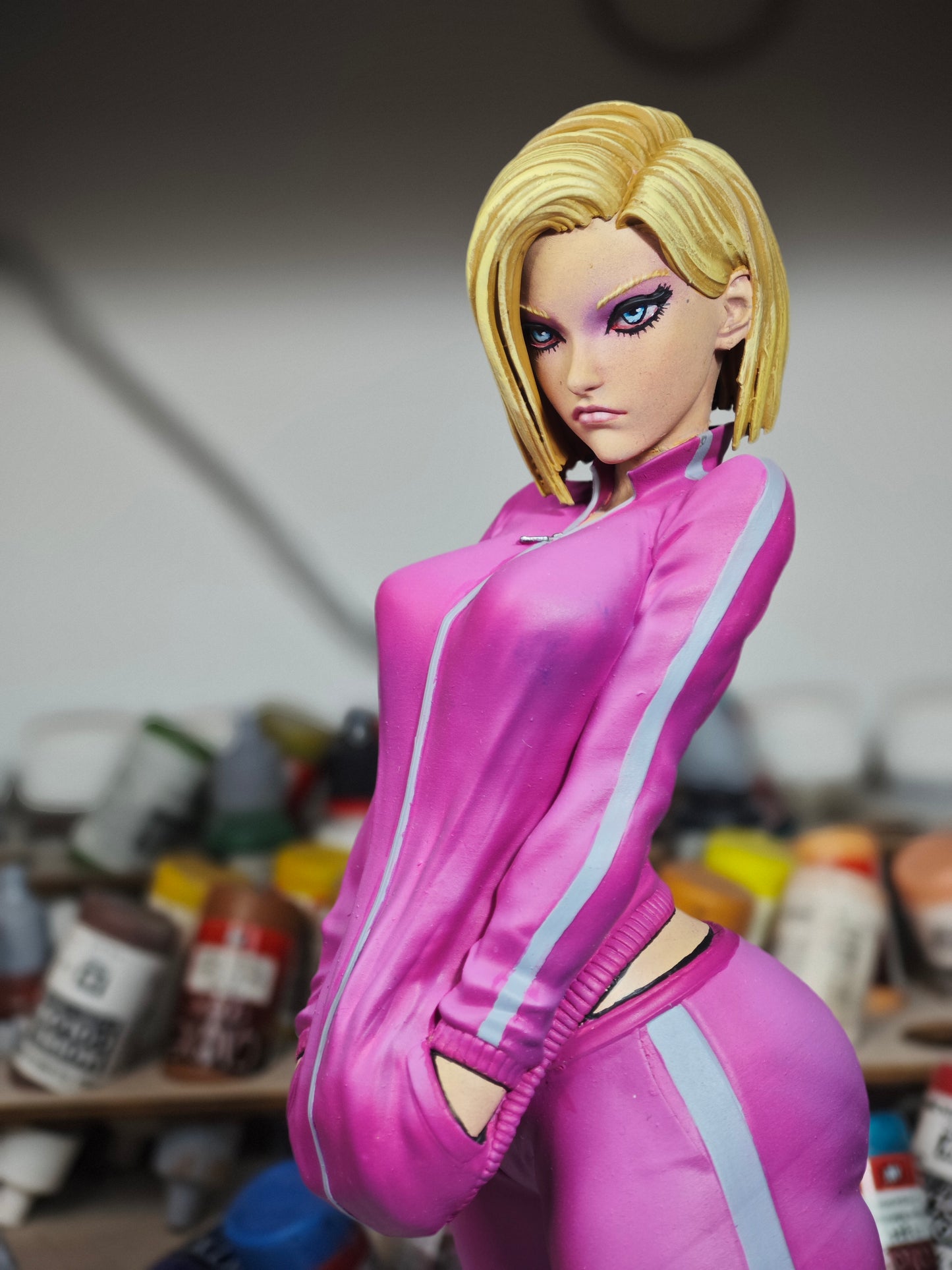 Figura Número 18 Dragon Ball Z realista