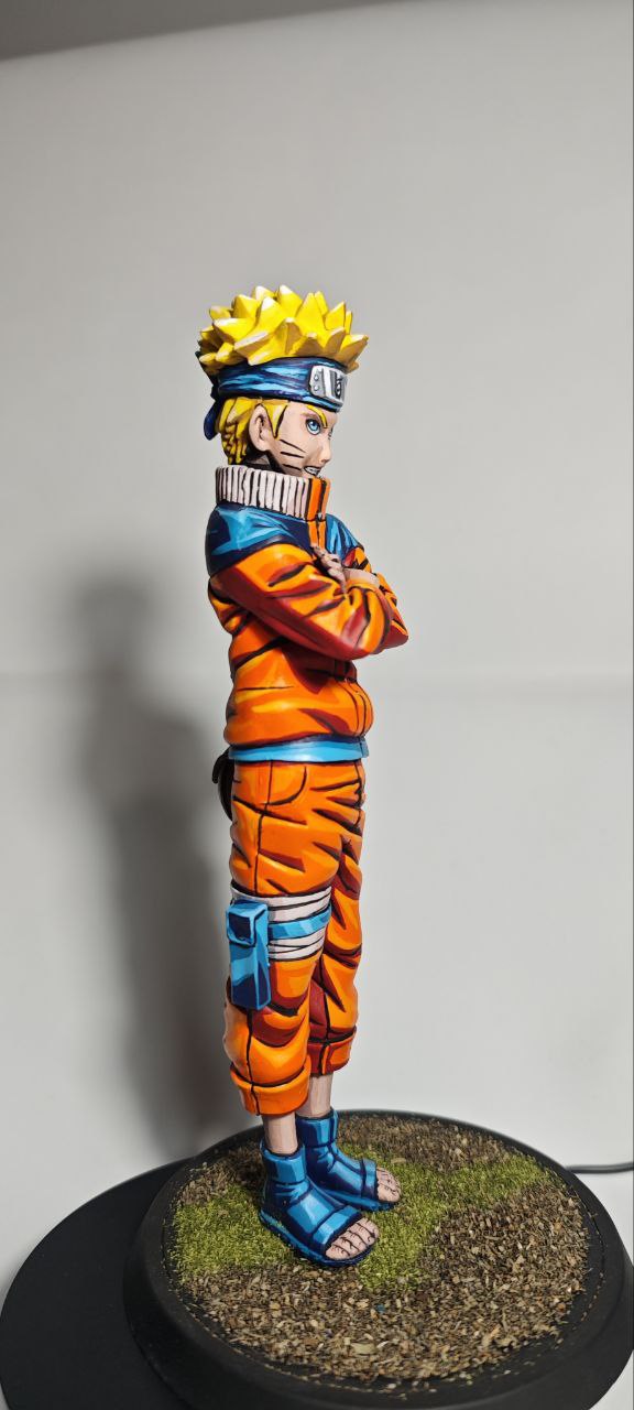 Figura repintada Naruto Anime 2d Comic Color / Cel Shading Repaint