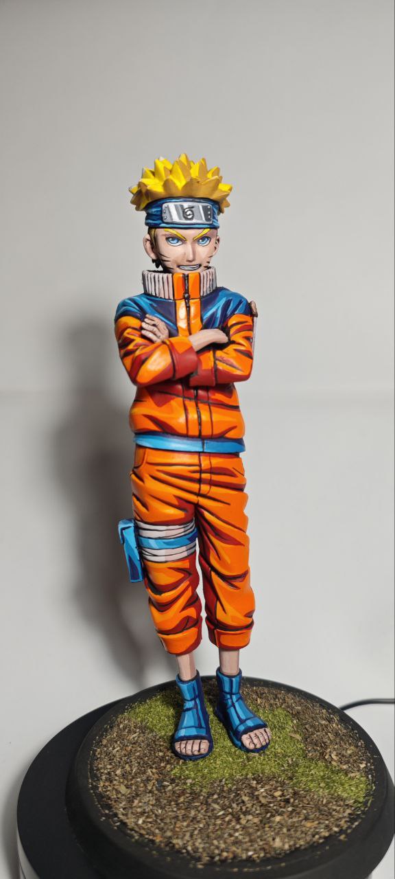 Figura repintada Naruto Anime 2d Comic Color / Cel Shading Repaint