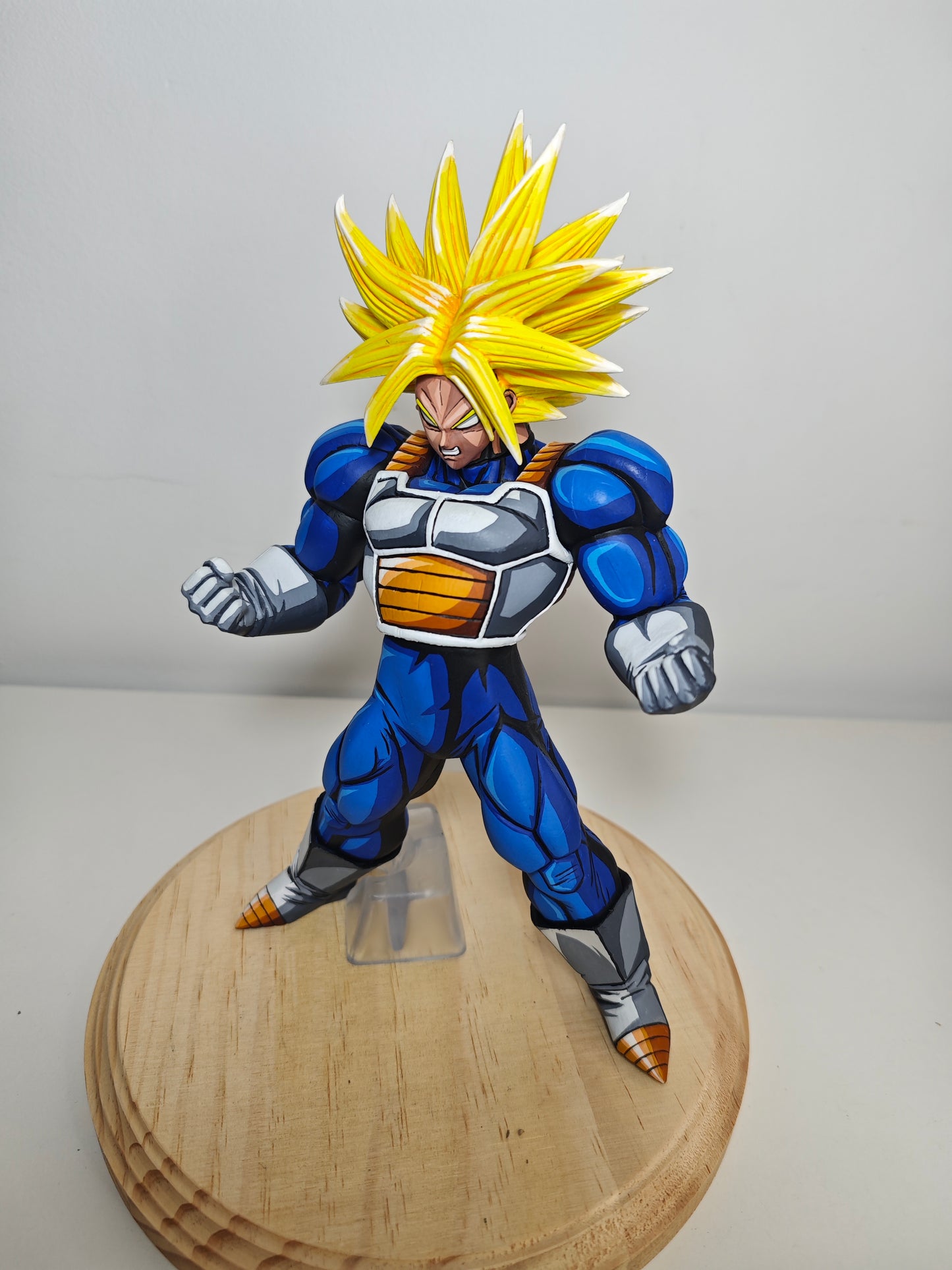 Figura Super Trunks SSJ Anime 2d Comic Color / Cel Shading Repaint