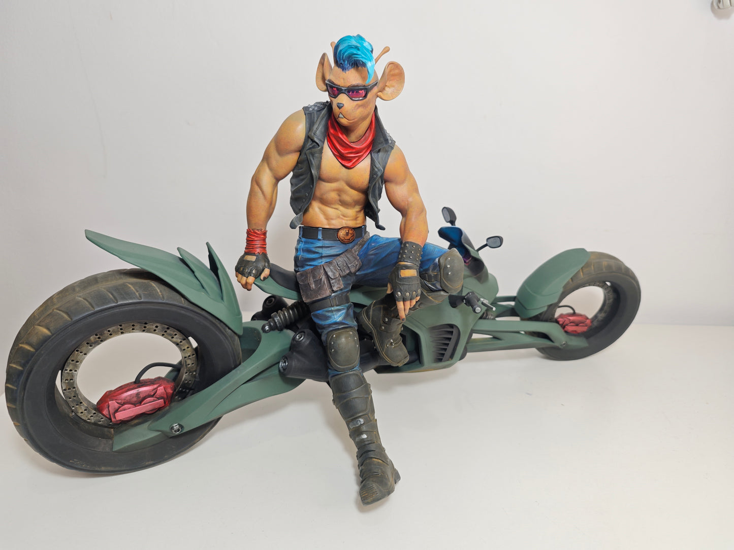 Figura de Motorratón de Marte - Biker Mice