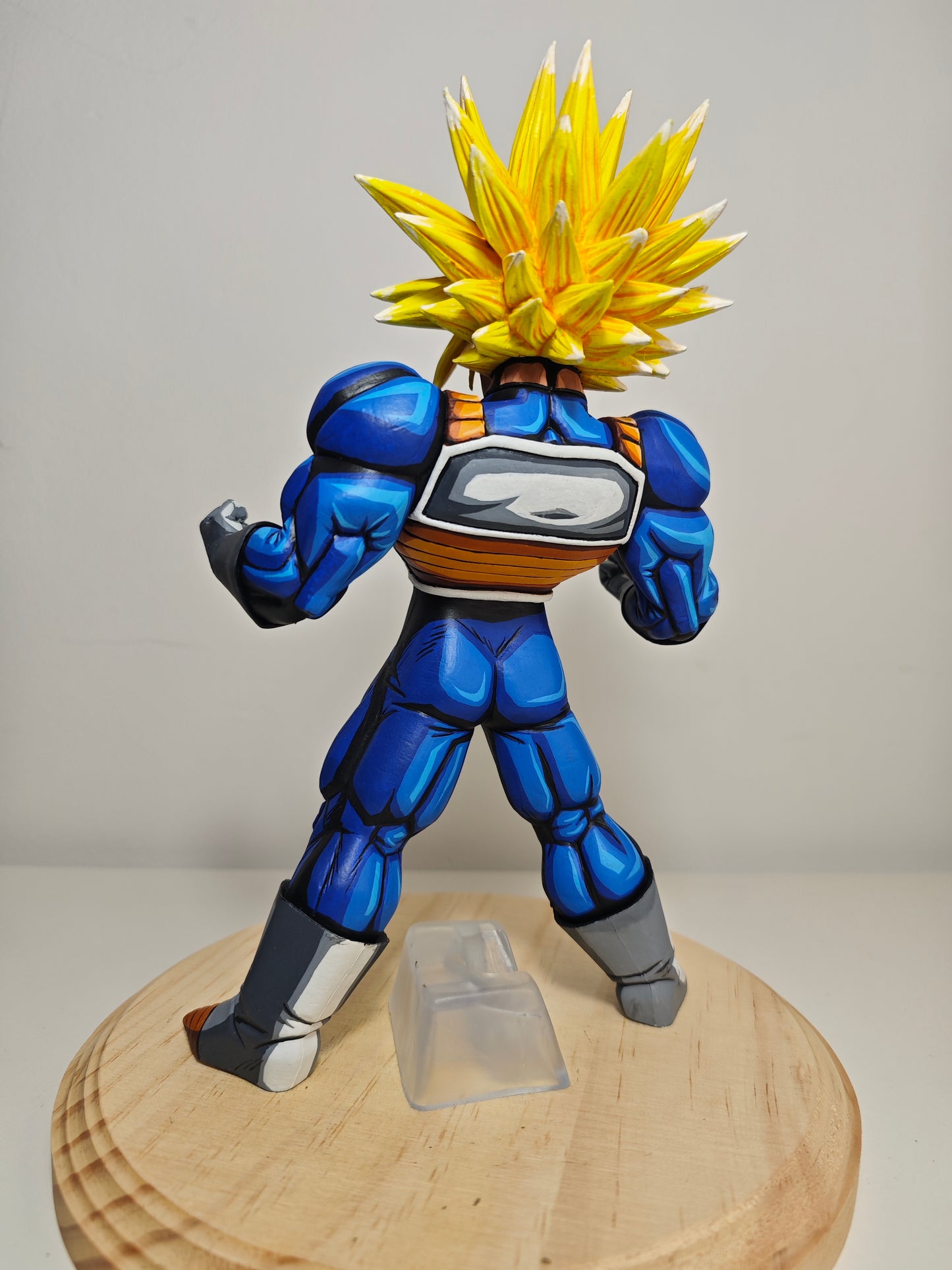 Figura Super Trunks SSJ Anime 2d Comic Color / Cel Shading Repaint