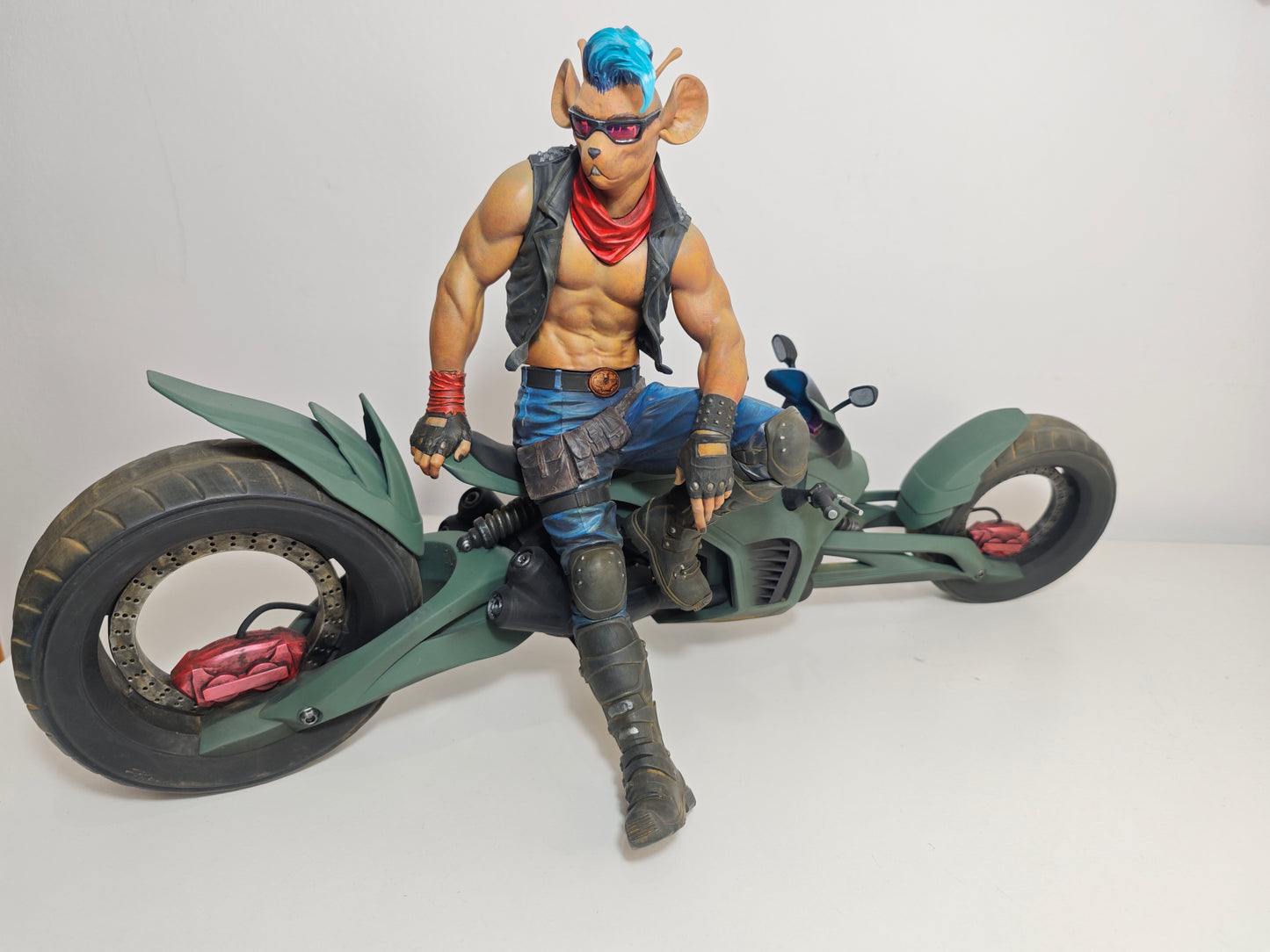 Figura de Motorratón de Marte - Biker Mice