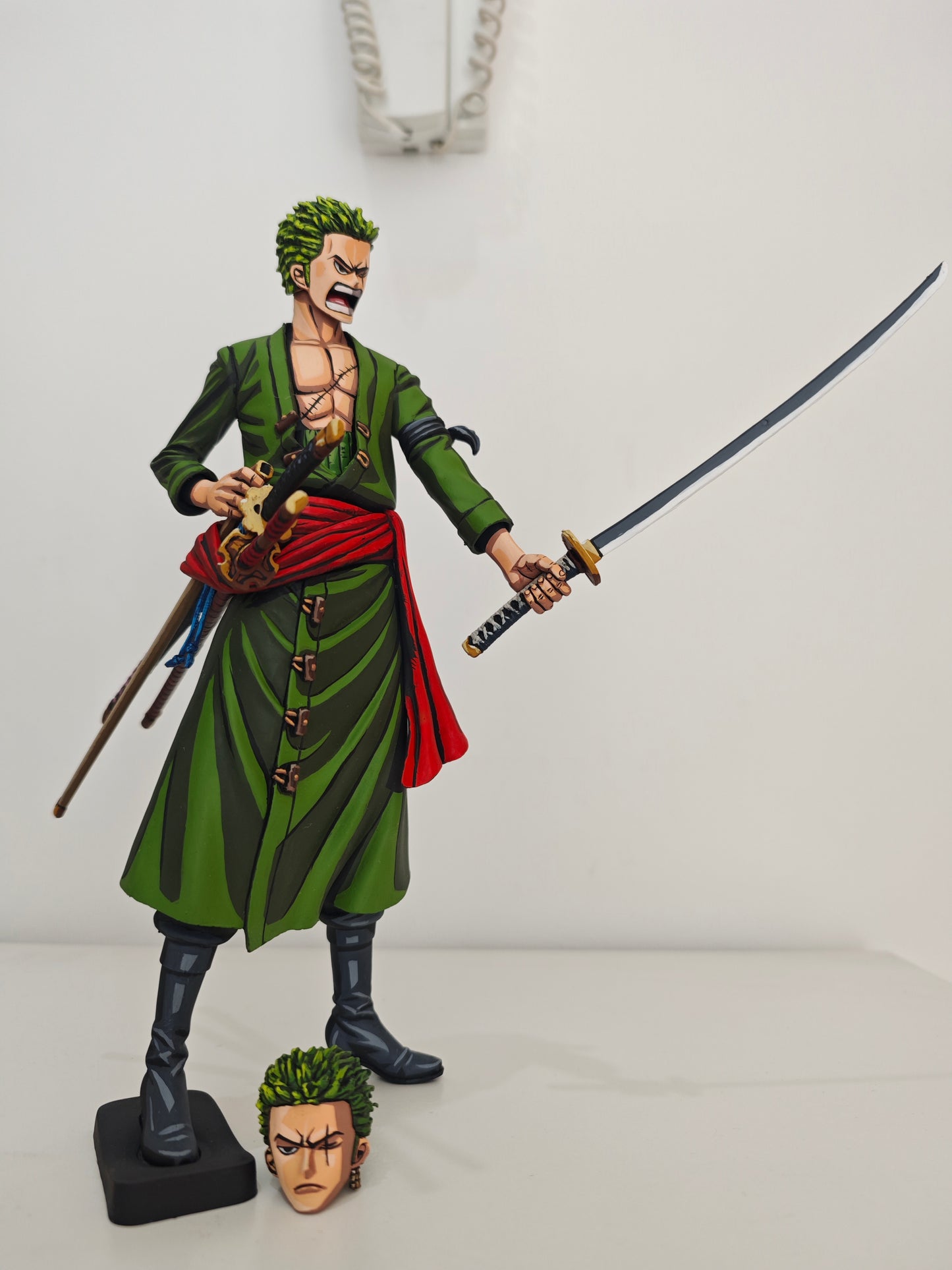 Figura Zoro de One Piece - Anime 2d Comic Color / Cel Shading Repaint