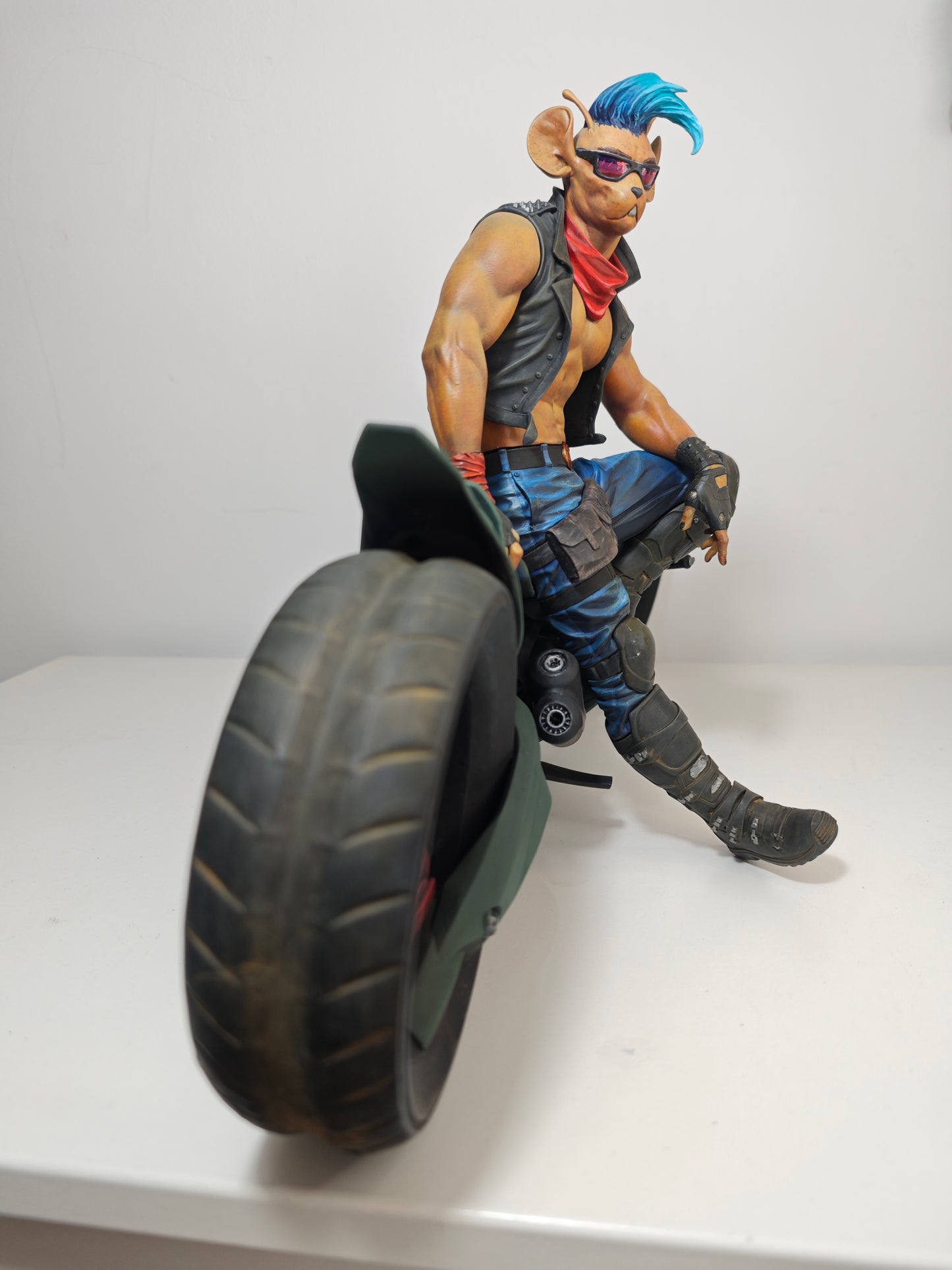 Figura de Motorratón de Marte - Biker Mice