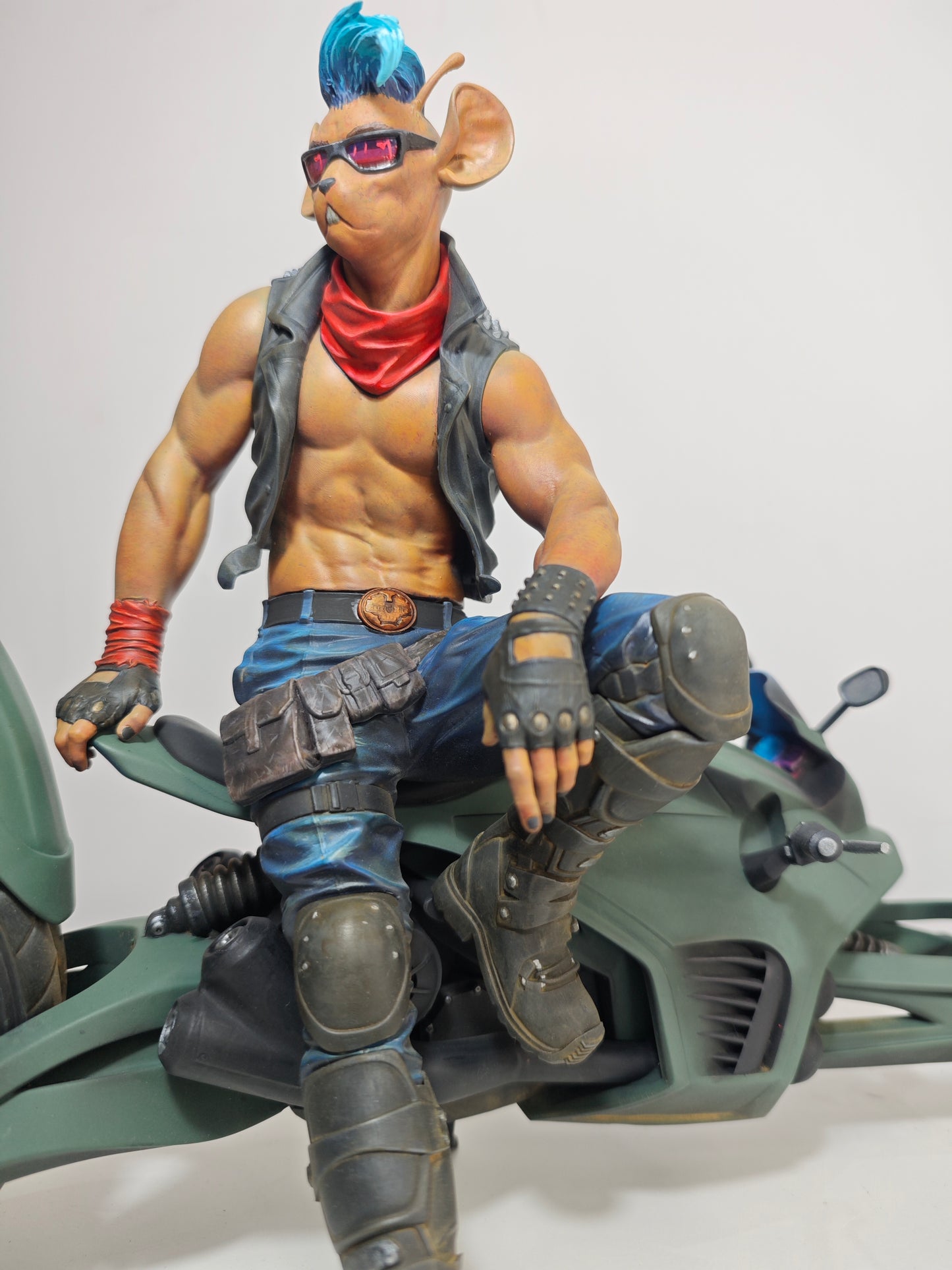 Figura de Motorratón de Marte - Biker Mice