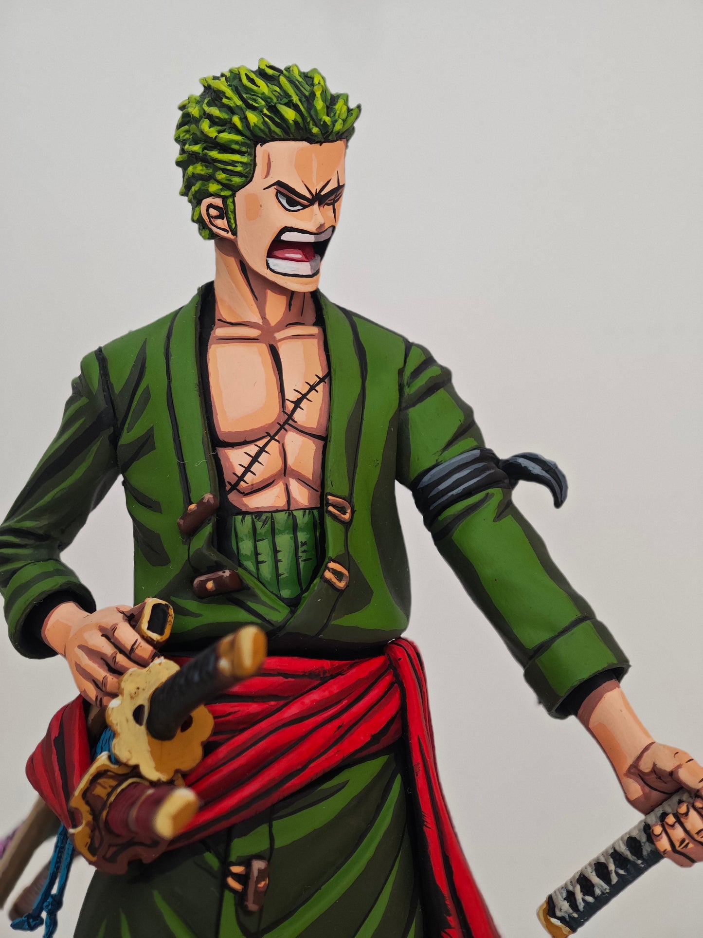 Figura Zoro de One Piece - Anime 2d Comic Color / Cel Shading Repaint