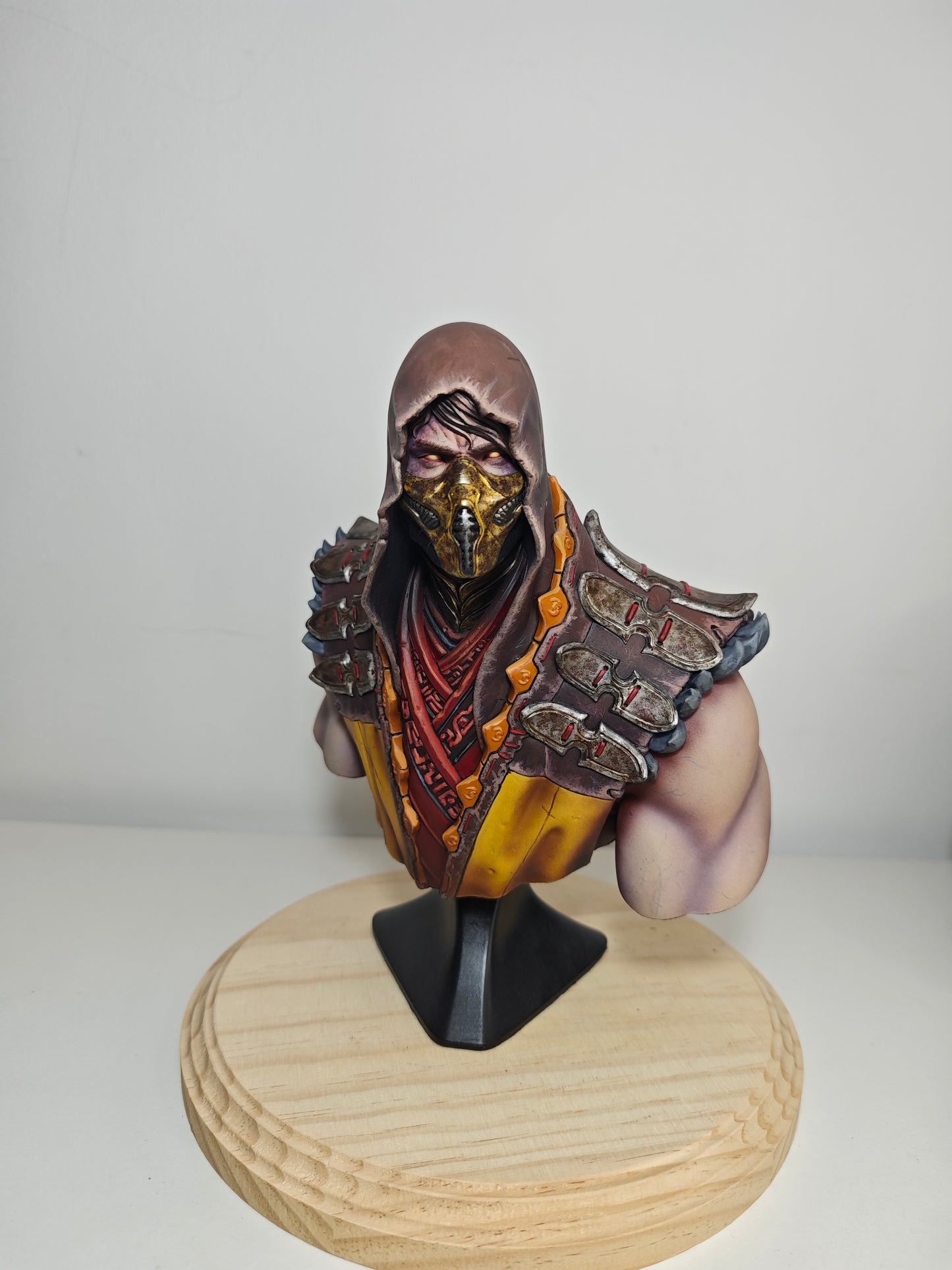 Figura busto Scorpion Mortal Kombat