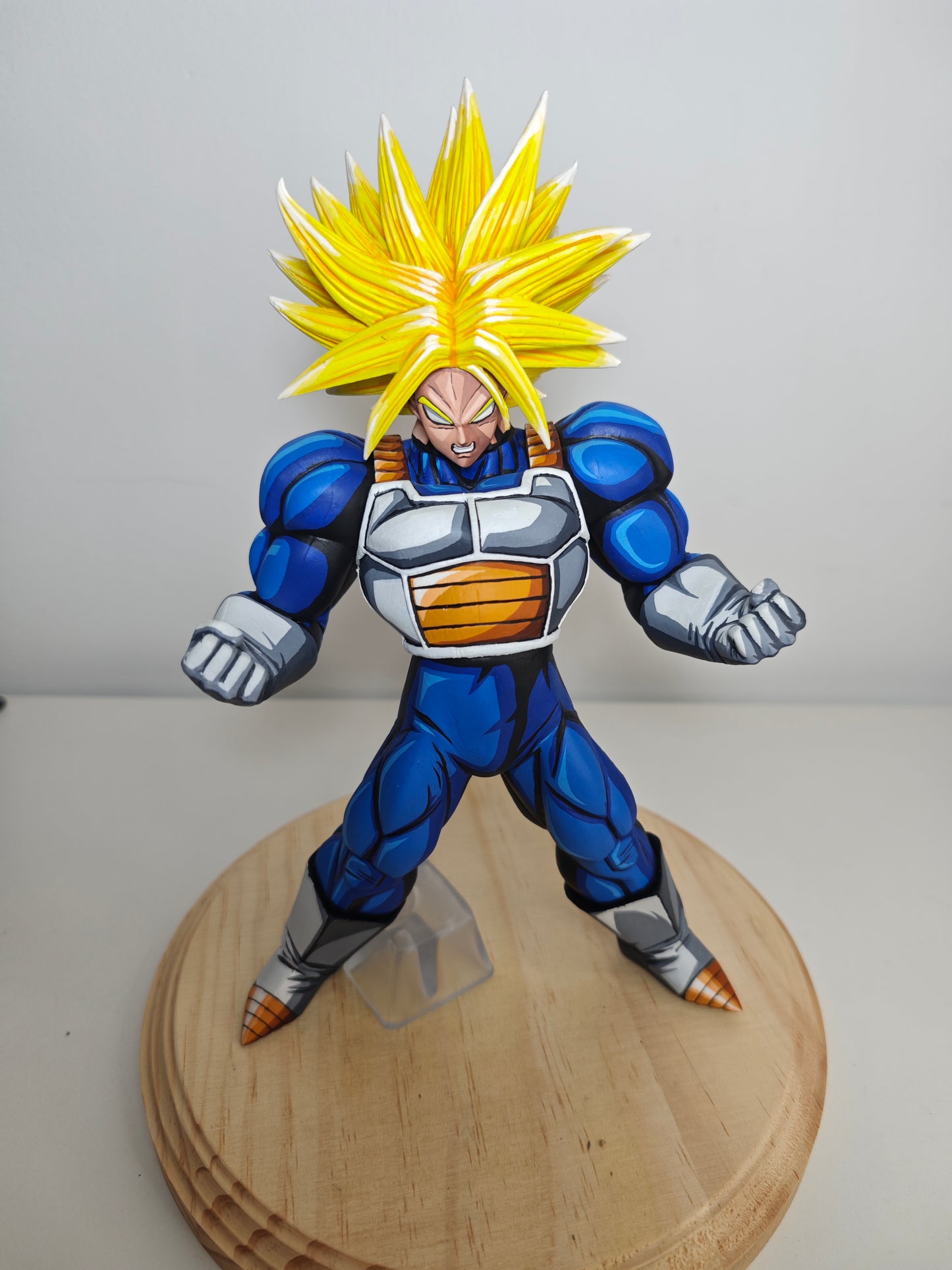 Figura Super Trunks SSJ Anime 2d Comic Color / Cel Shading Repaint