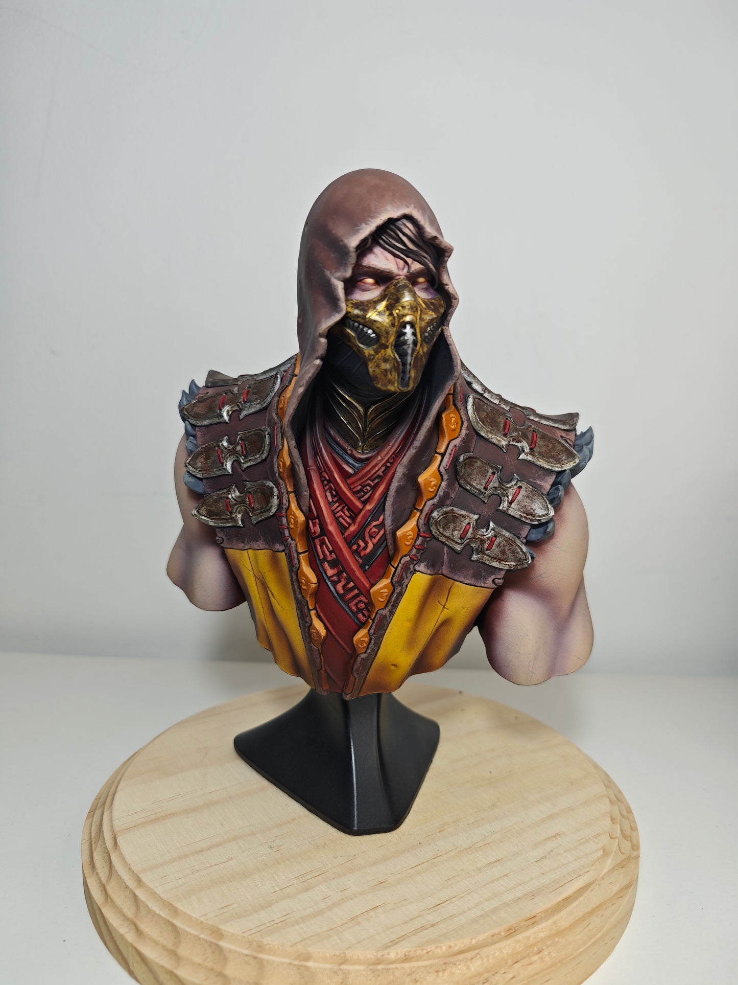 Figura busto Scorpion Mortal Kombat