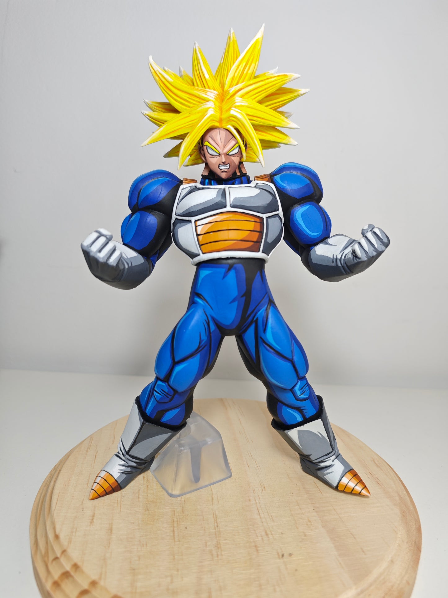 Figura Super Trunks SSJ Anime 2d Comic Color / Cel Shading Repaint