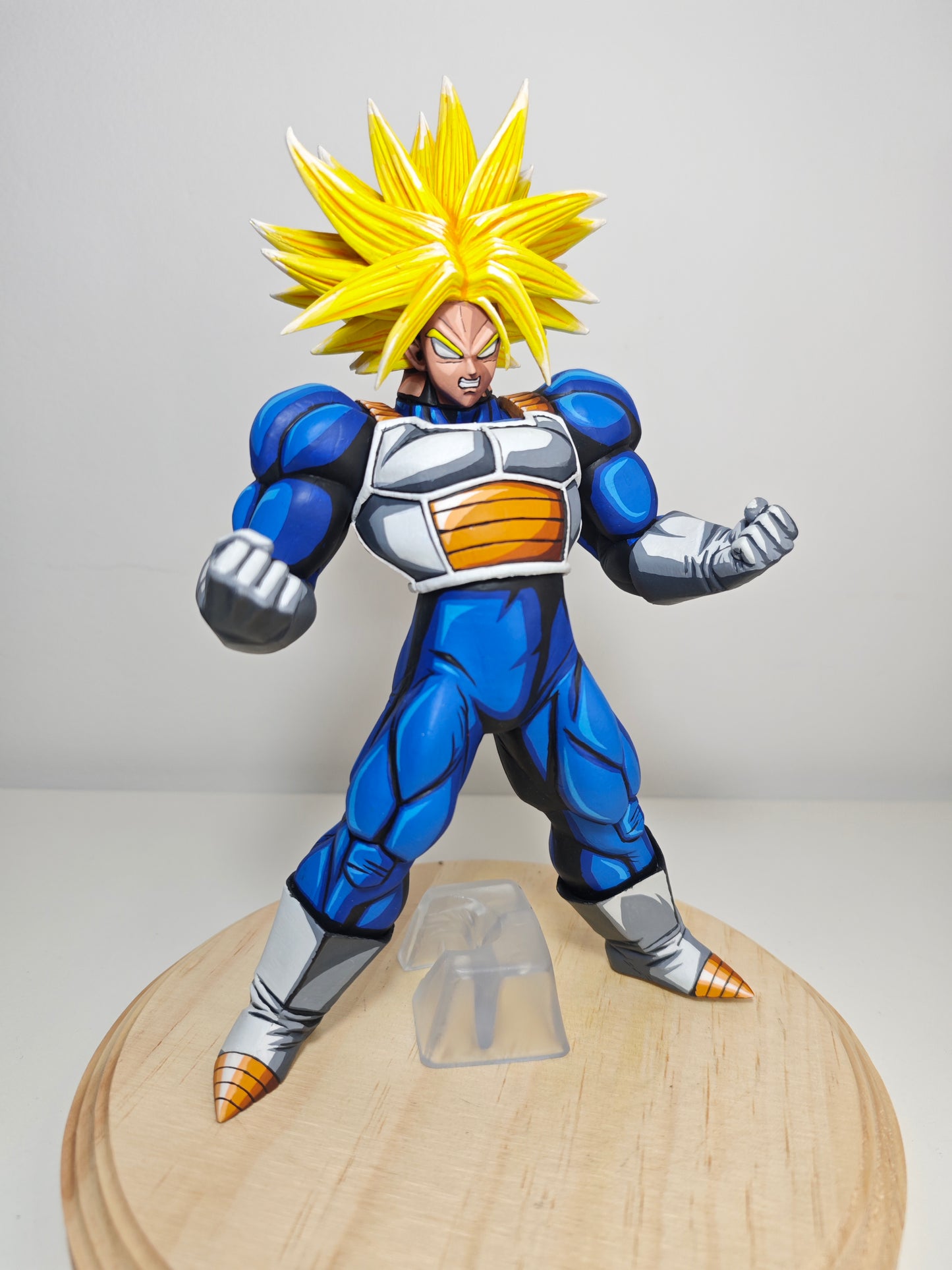 Figura Super Trunks SSJ Anime 2d Comic Color / Cel Shading Repaint